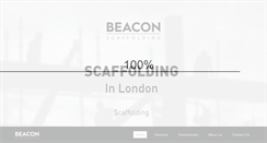 Desktop Screenshot of beaconscaffolding.com